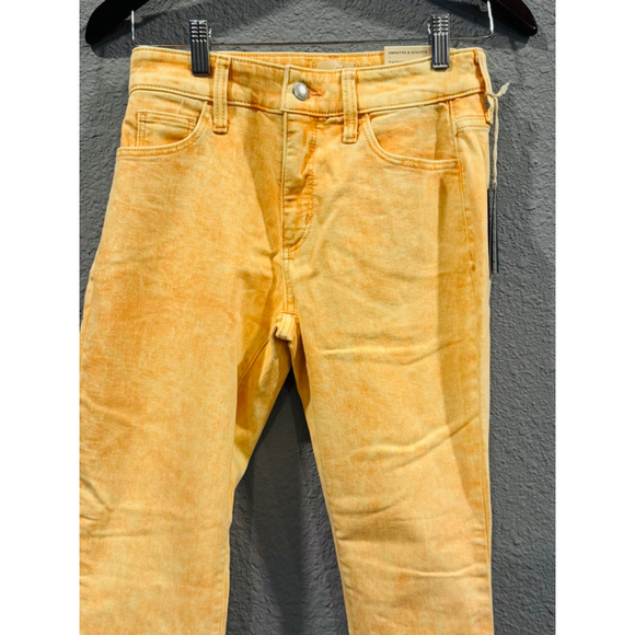 Universal Thread High-Rise Curvy Skinny Jeans | Women’s Size 2/26R | Orange Acid - Picture 3 of 7